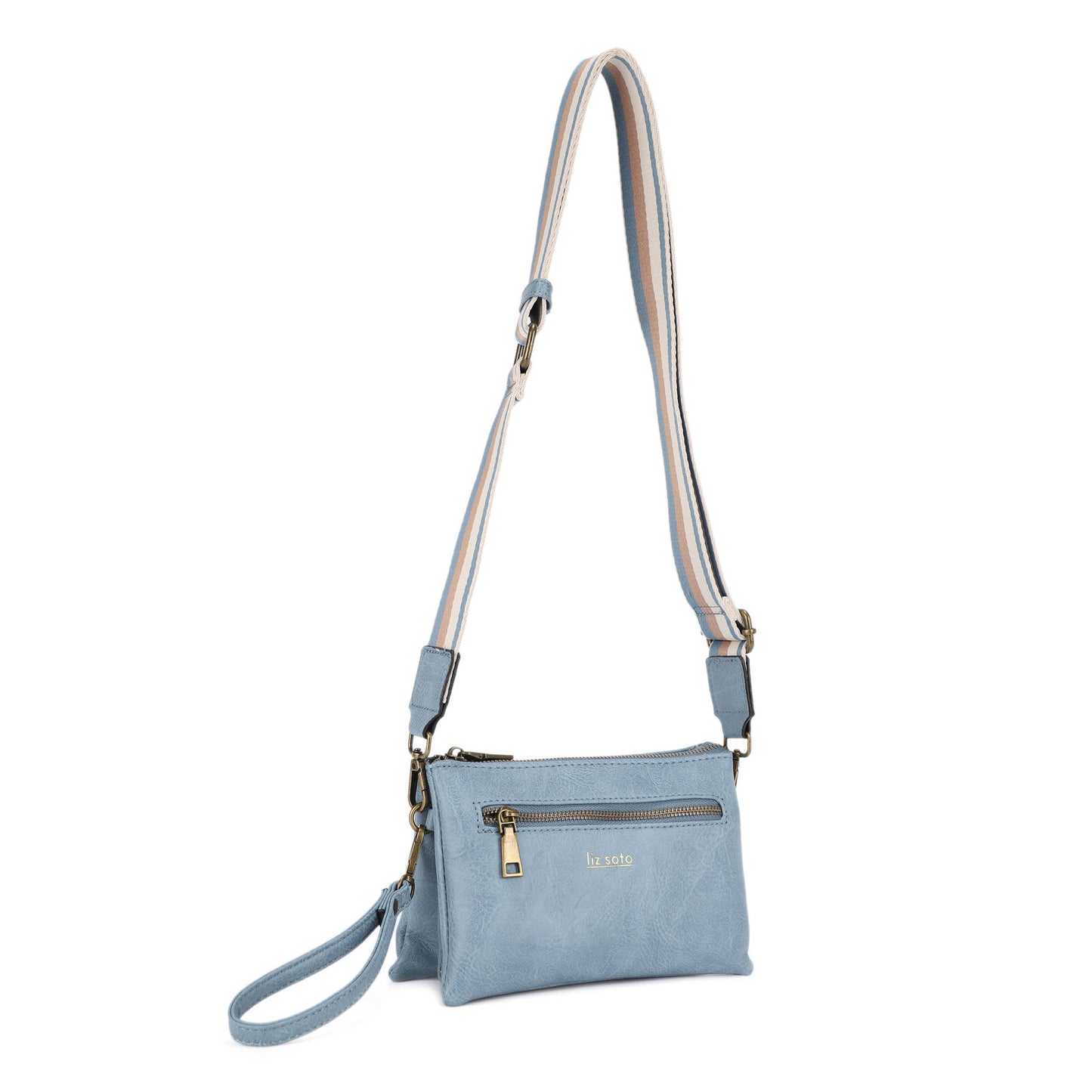 Chloe 3317 cross body or wristlet: Rose Gold - Liz Soto