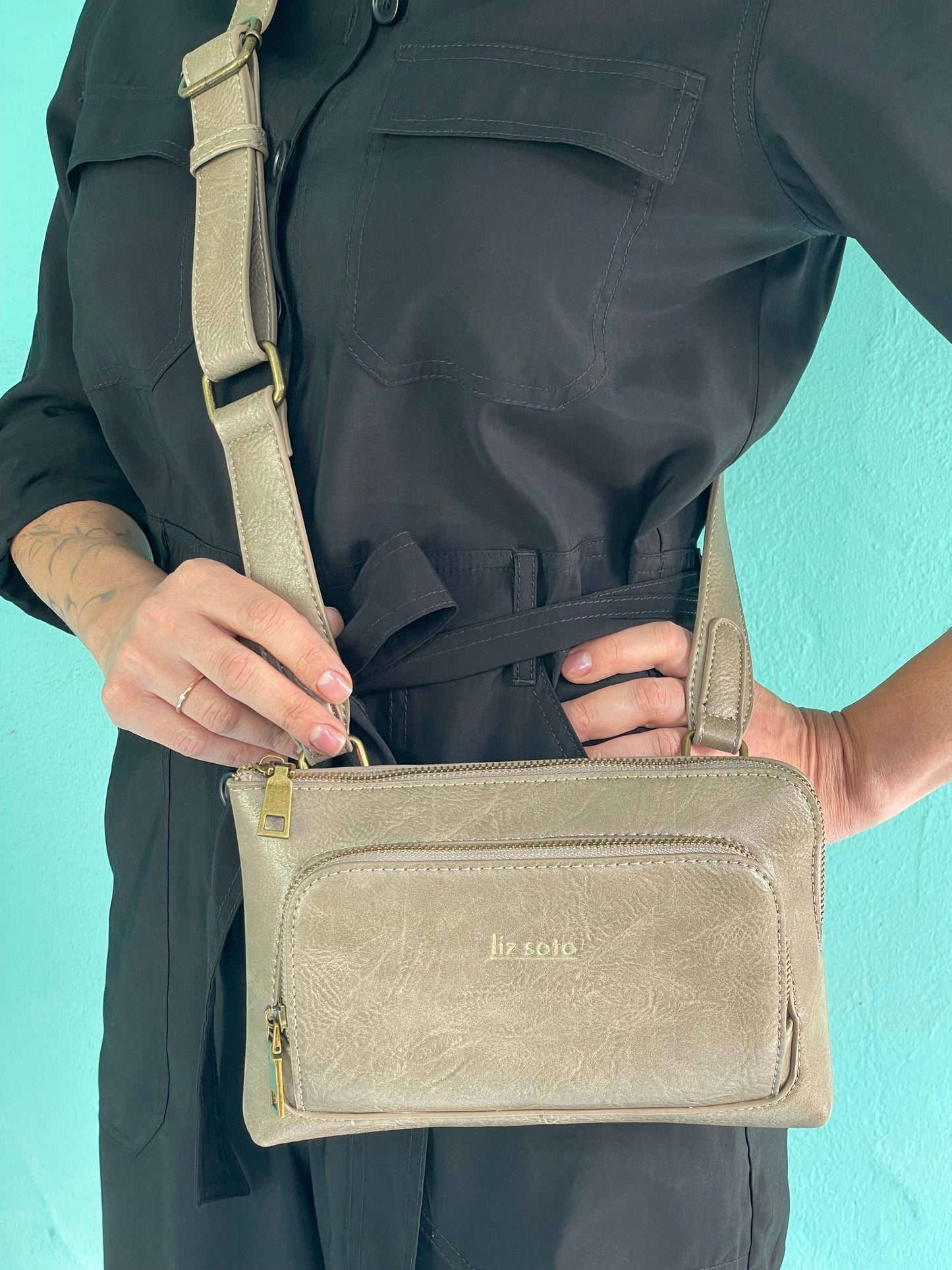 Jenni 3320 cross body: Sage