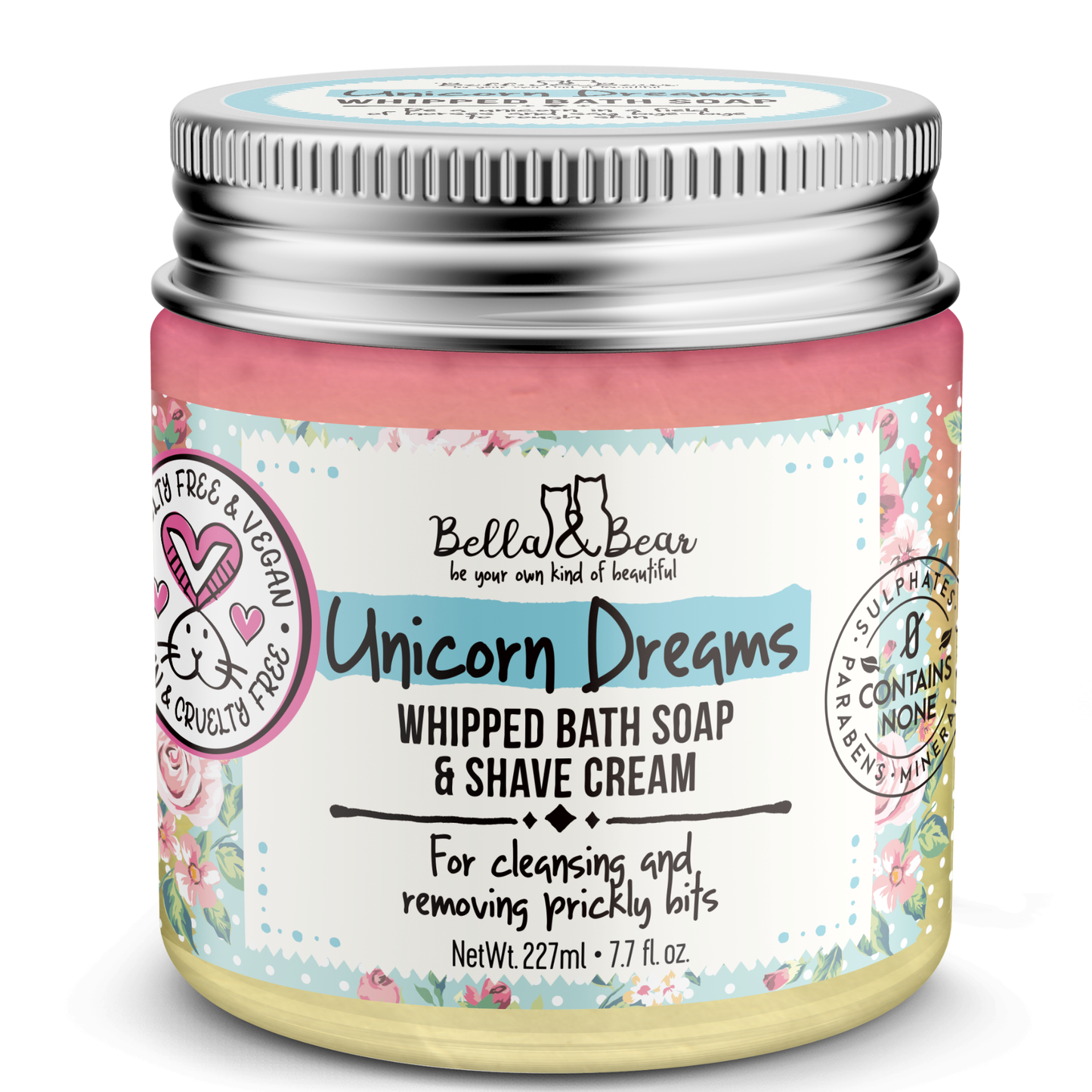 6.7oz Unicorn Dreams Bath Soap | Shave Cream |  Moisturizer