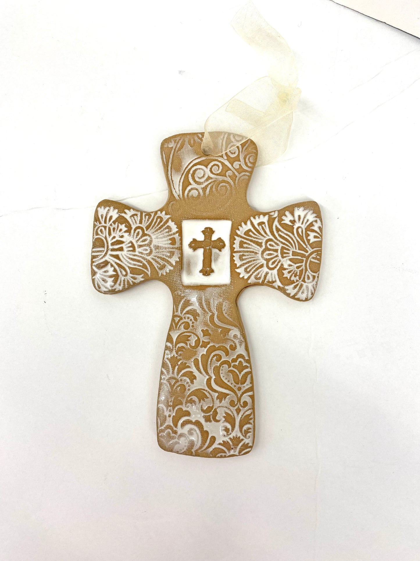 Tab Boren (Large) Textured Cross