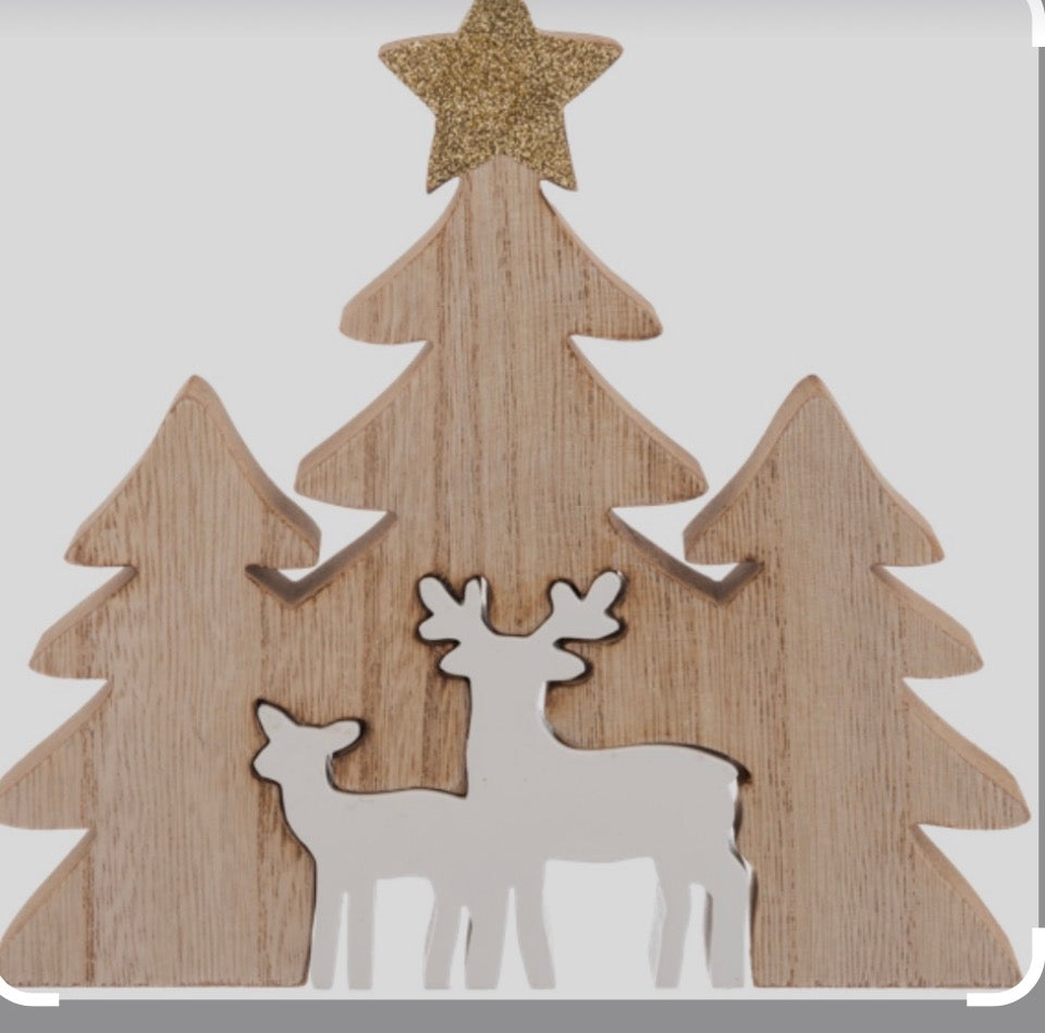 Wood Deer Cutout