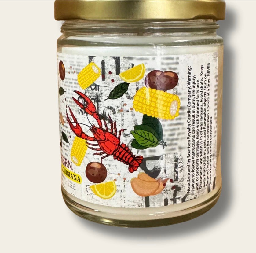 Bourbon Royalty - The Boil - Seafood Boil Candle 9oz