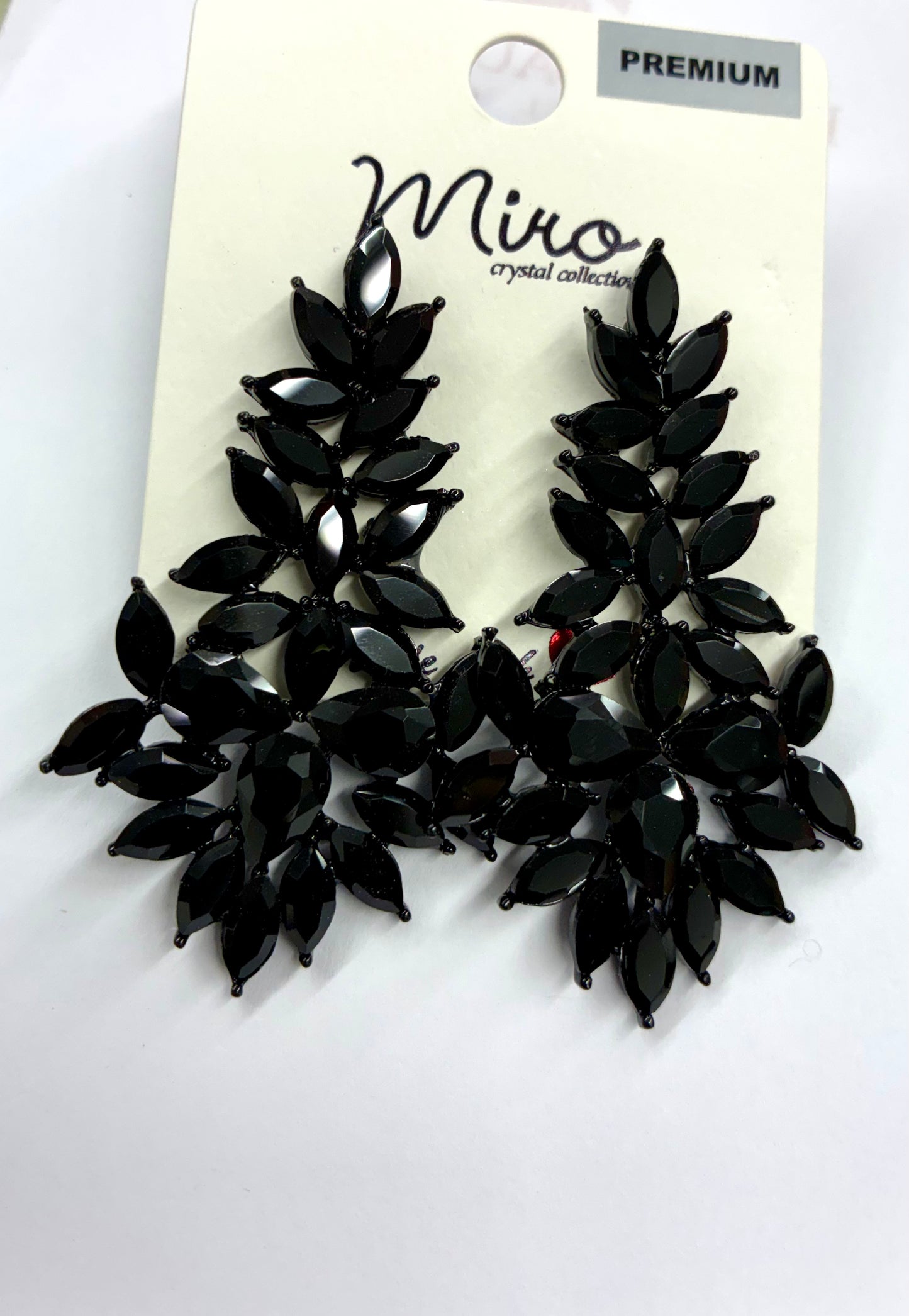 Black Stone Earrings