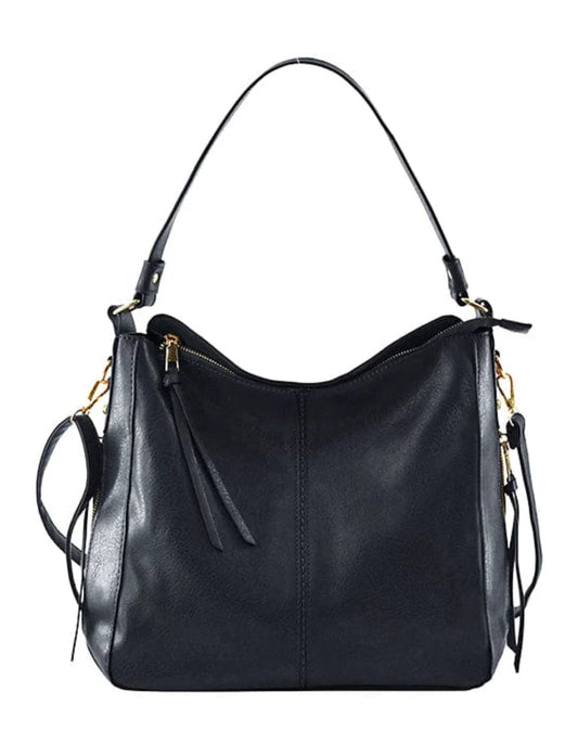 Selina Hobo Bag - Black