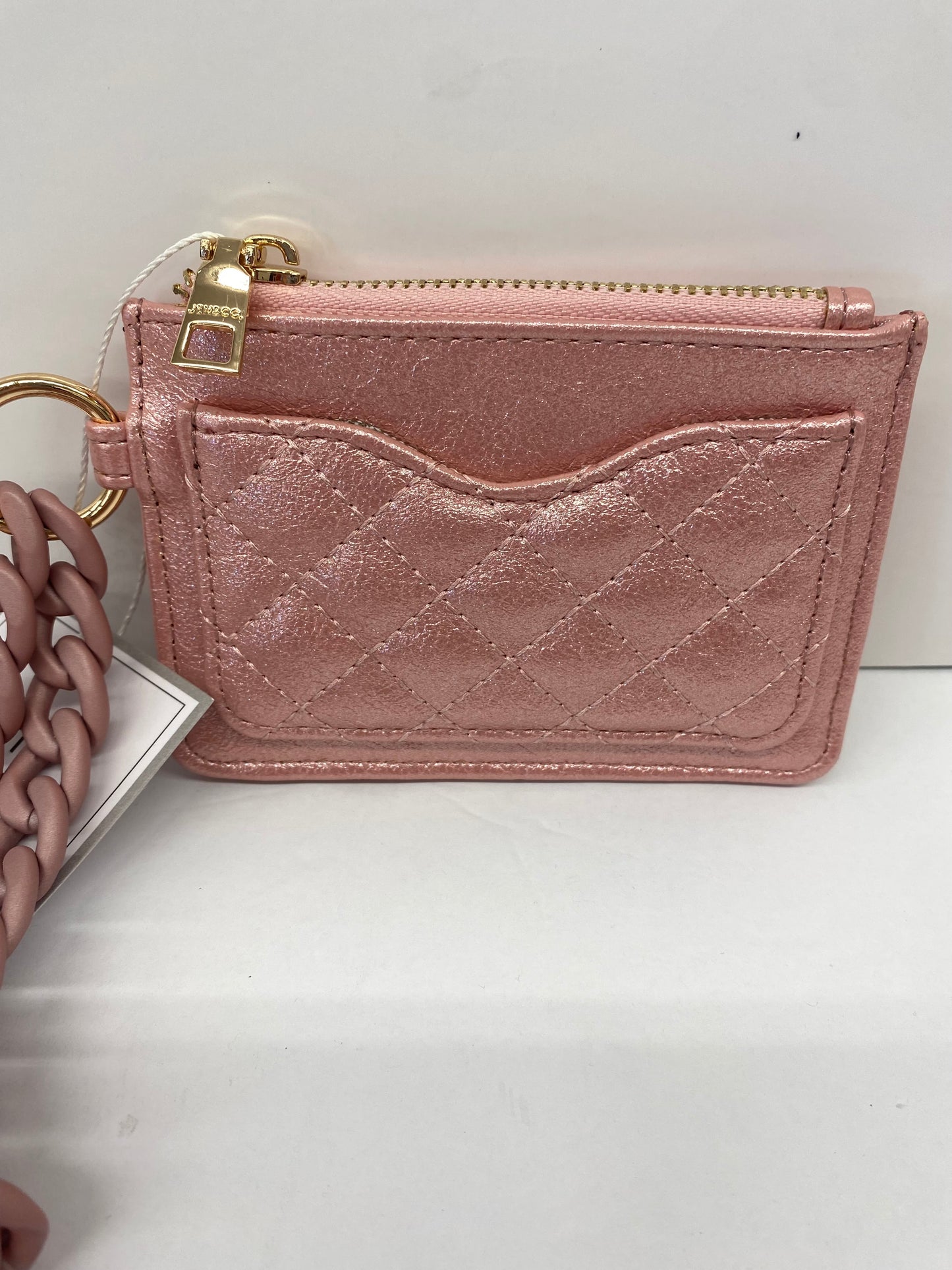 Jen & Co. Rhodes Quilted Wallet w/ Chain Bangle  Cupid Color