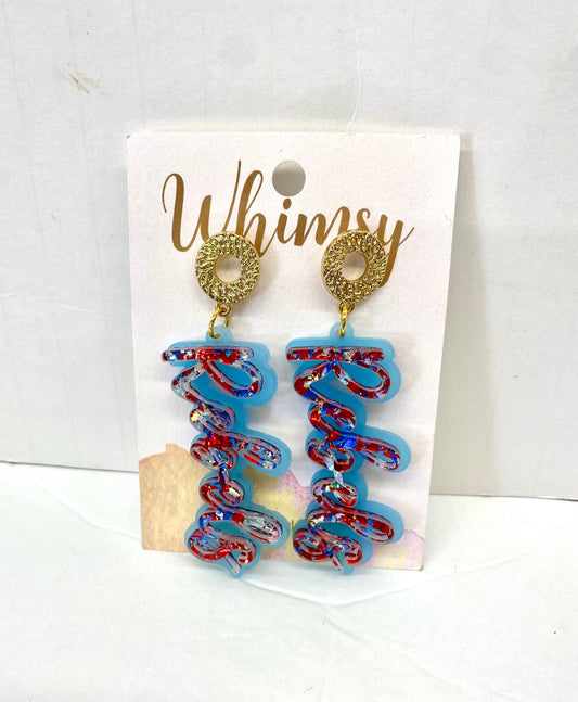 Ole Miss “Rebels” Earrings /  Whimsy Jewels