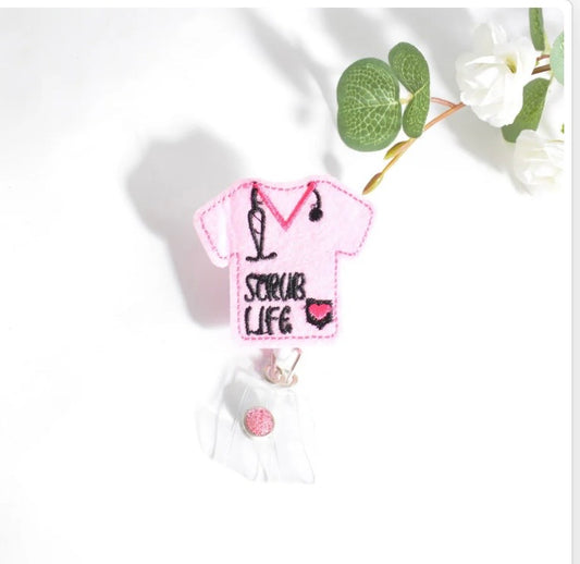 Fuzzy Buddy Scrub Life - Badge Reel