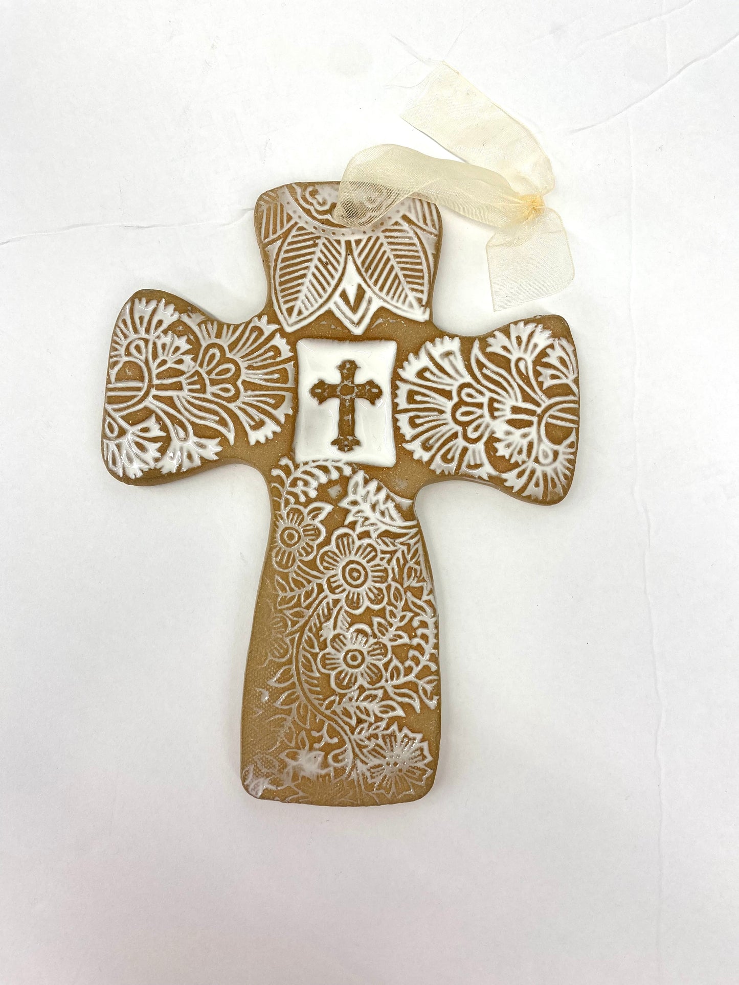 Tab Boren (Large) Textured Cross