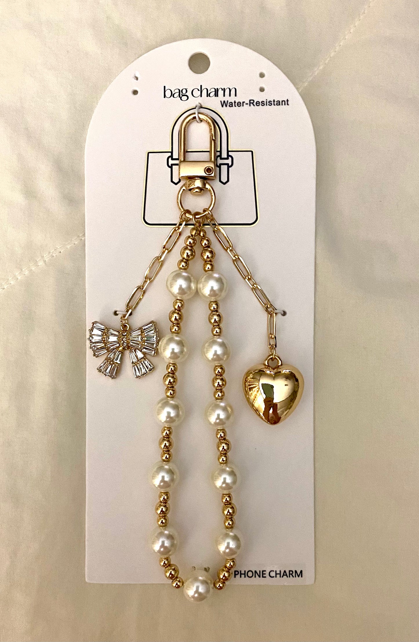 Bag Charm / Phone Charm - Clip On - Water Resistant
