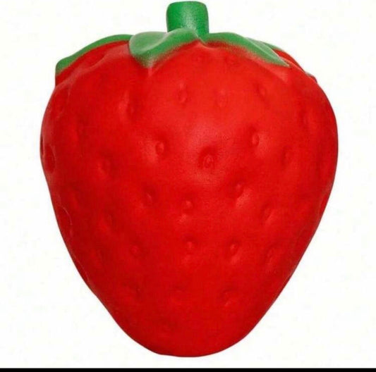 X-Large Strawberry Slow Rise Squeeze Toy