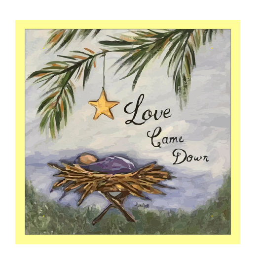 Love Came Down Square Pillow Swap - Luckybird