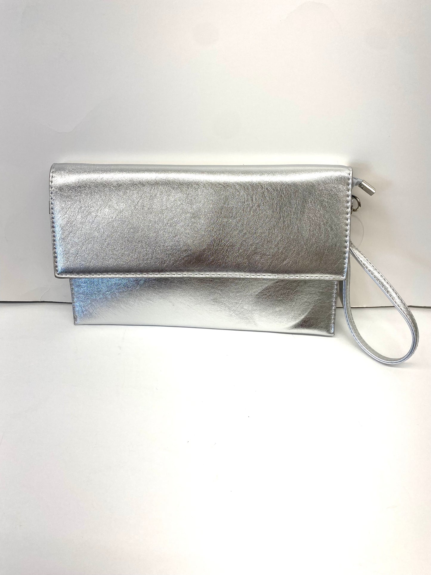 Glossy Rectangle Wristlet Clutch Bag