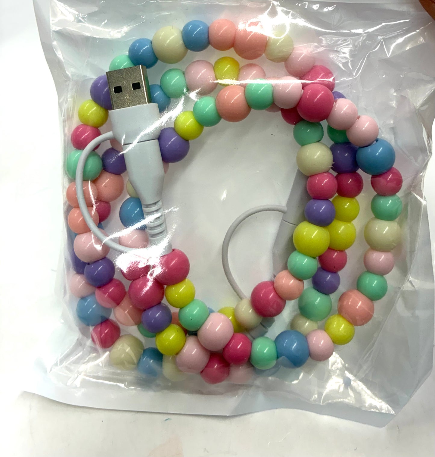 4 in 1 Beaded Phone Charging Cable