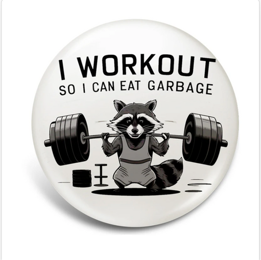 Workout Racoon - Badge Reel