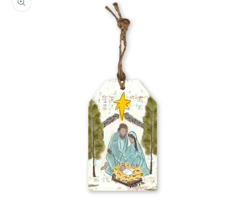 Starry Night Nativity Ornament - Baxter & Me