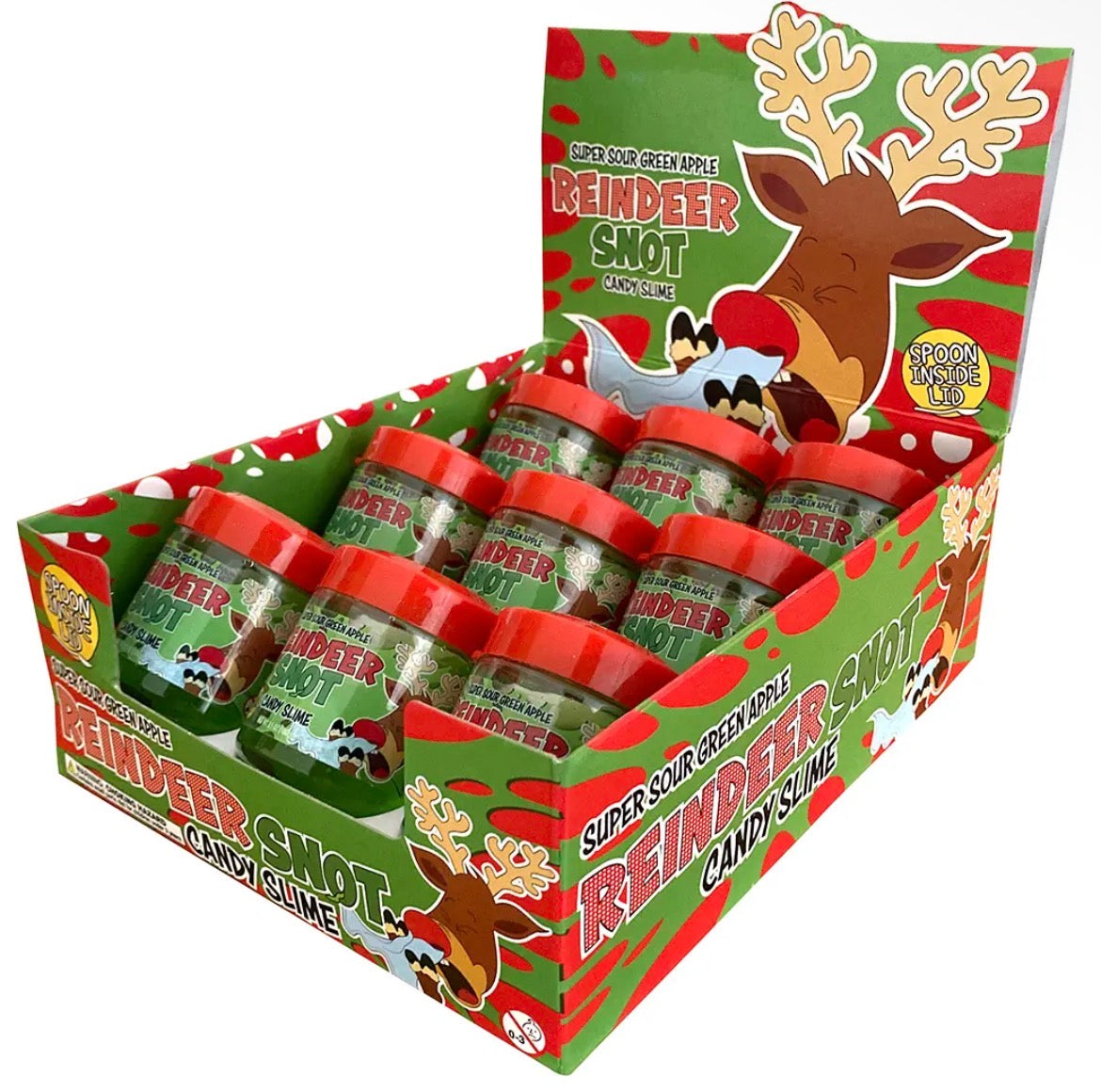 Reindeer Snot Candy Slime / Super Sour Green Apple