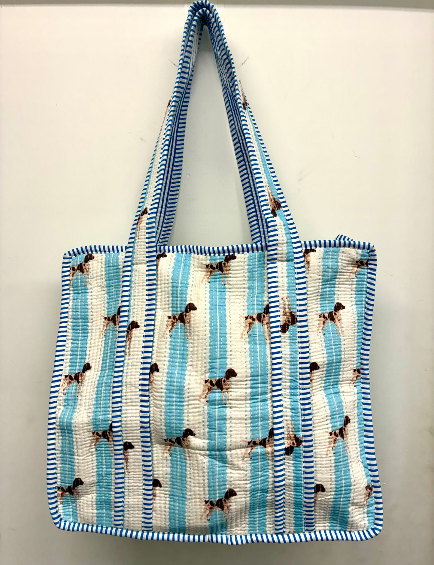 Rue in the Blue Tote Bag German Shorthaired Pointer