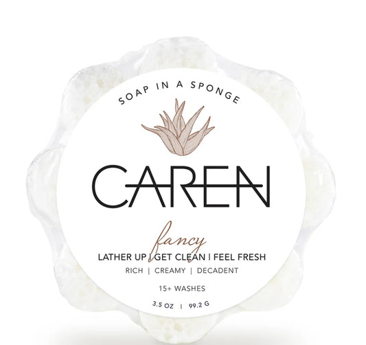 Soap In a Sponge provides- Fancy  Caren Products