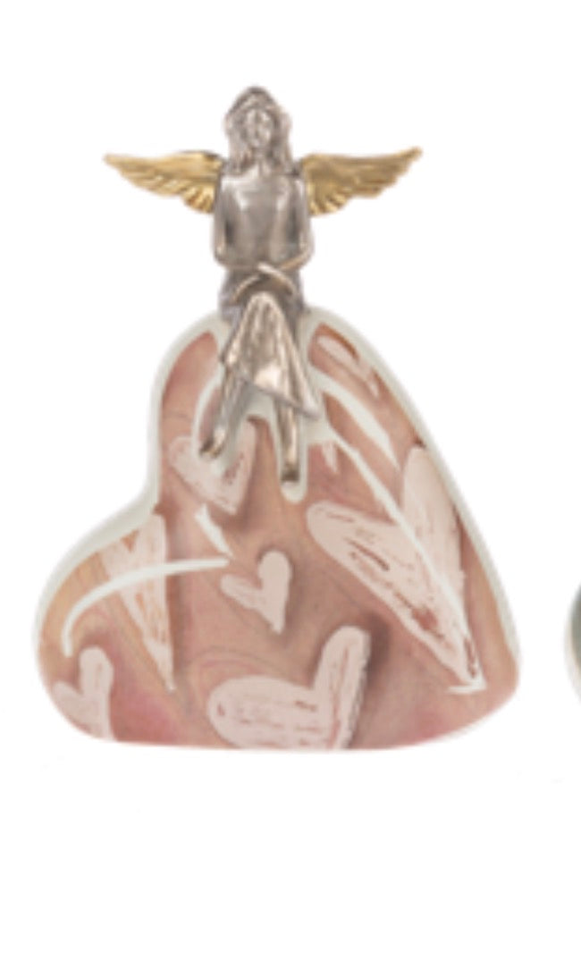 Life's Notes Angel on Heart Figurines