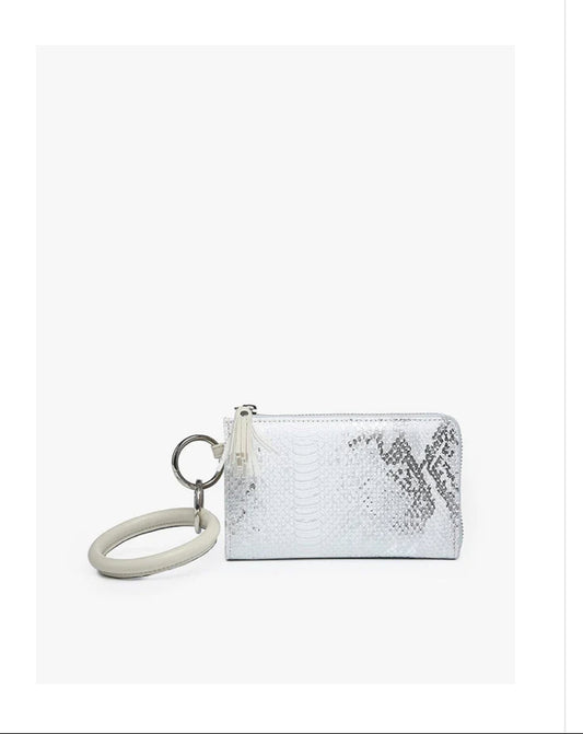 Liv Snake Bangle Wristlet/Wallet - Jen & Co.