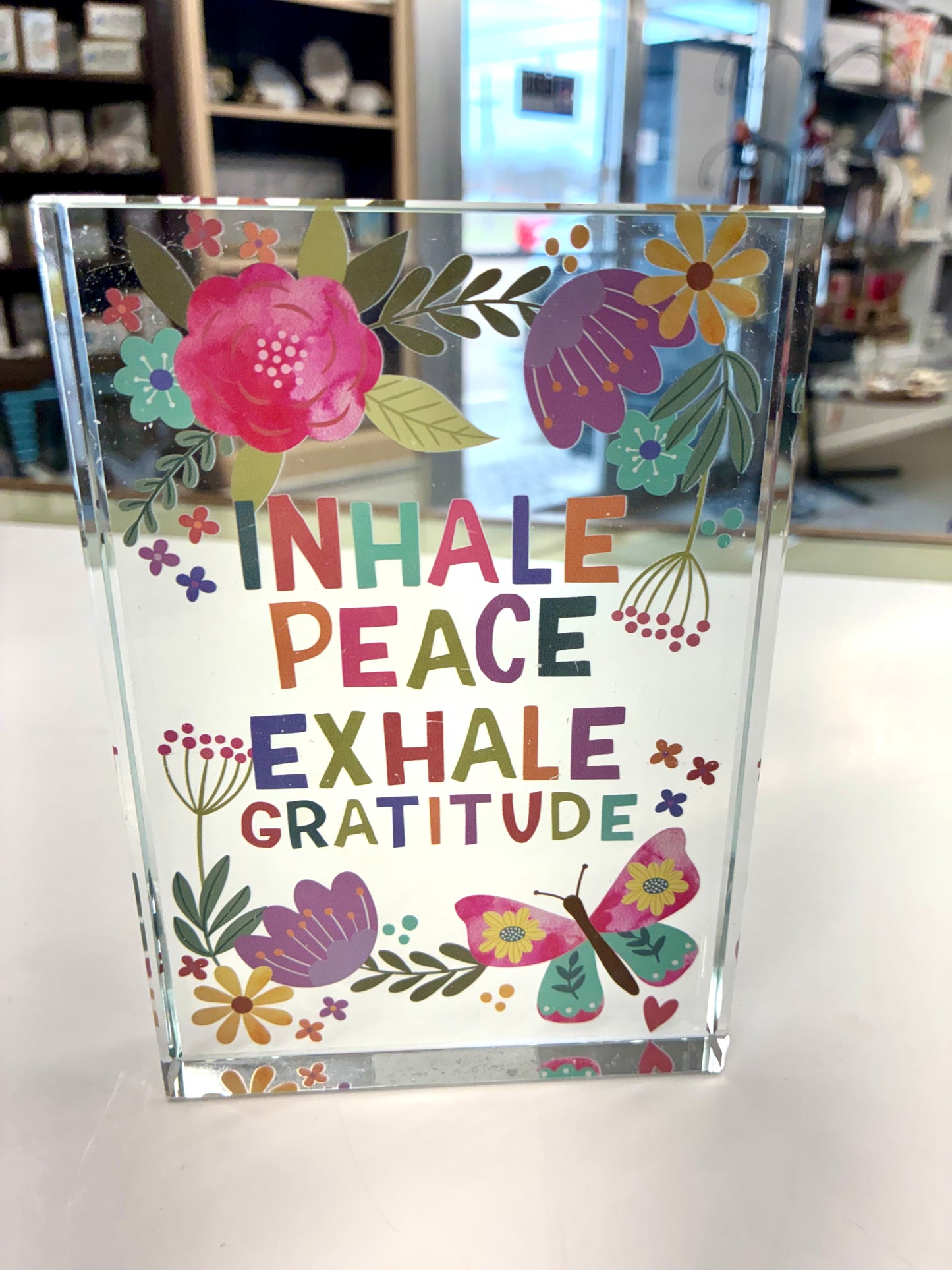 Grateful for You 4x6 Glass Blocks