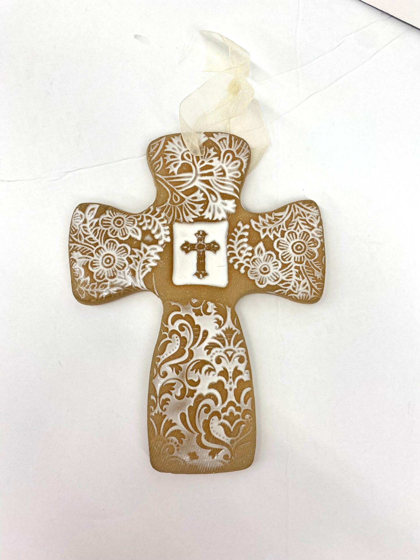 Tab Boren (Large) Textured Cross