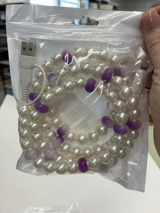 Purple & Pearl 4-in-1 Beaded Charger