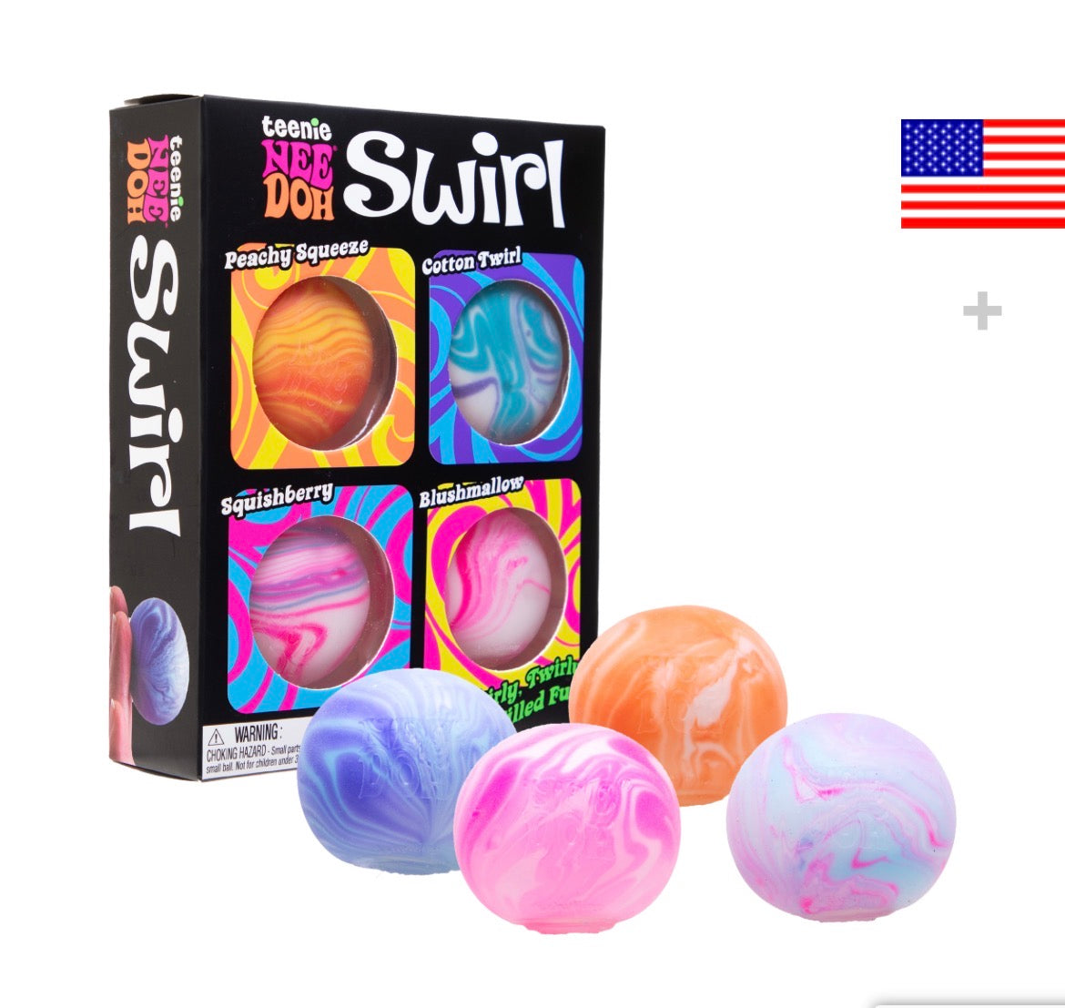 Teenie Needoh Swirl Multipack of 4