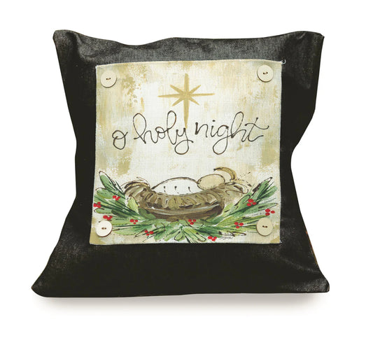 O Holy Night Square Pillow Swap - Luckybird