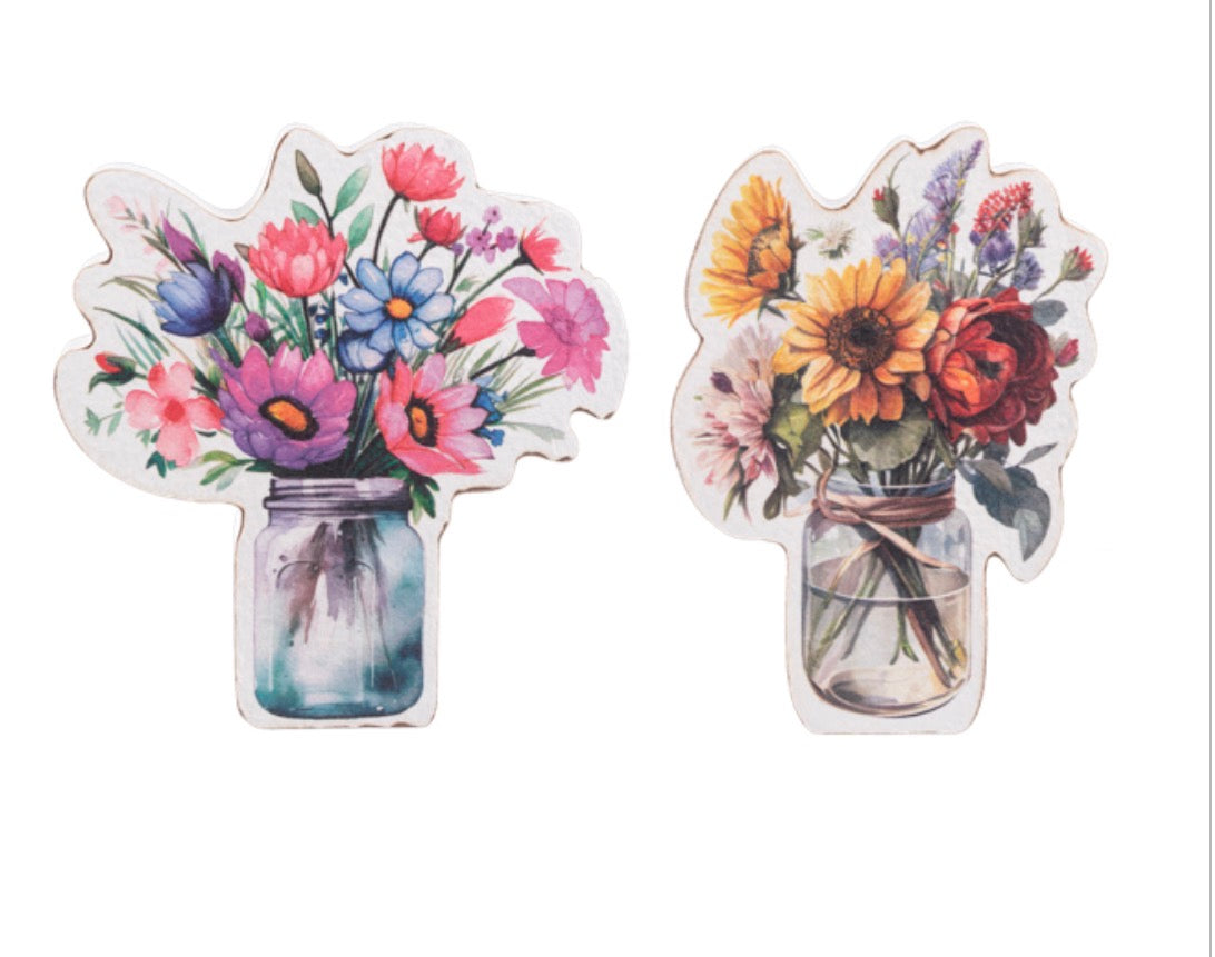 Beautiful Blooms Desk Blocks