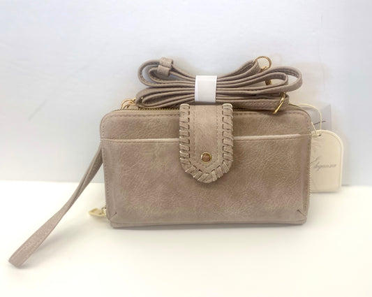 Smartphone Wallet Crossbody Light Gray