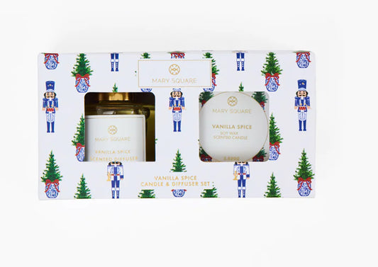 Candle Reed Diffuser Set - Vanilla Spice - Mary Square