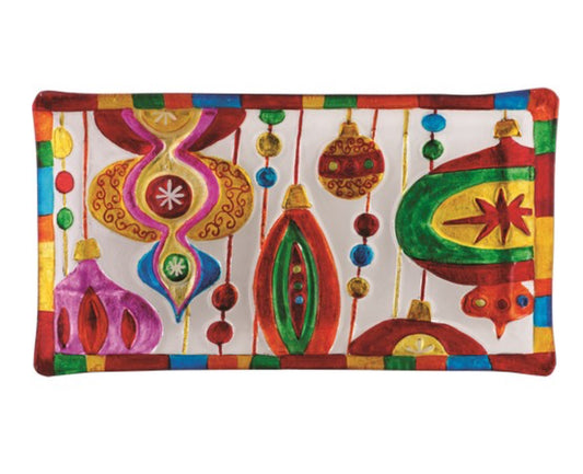 Christmas Glass Platter Ornaments