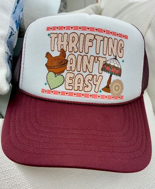 Thrifting Ain’t Easy Otto Trucker Cap