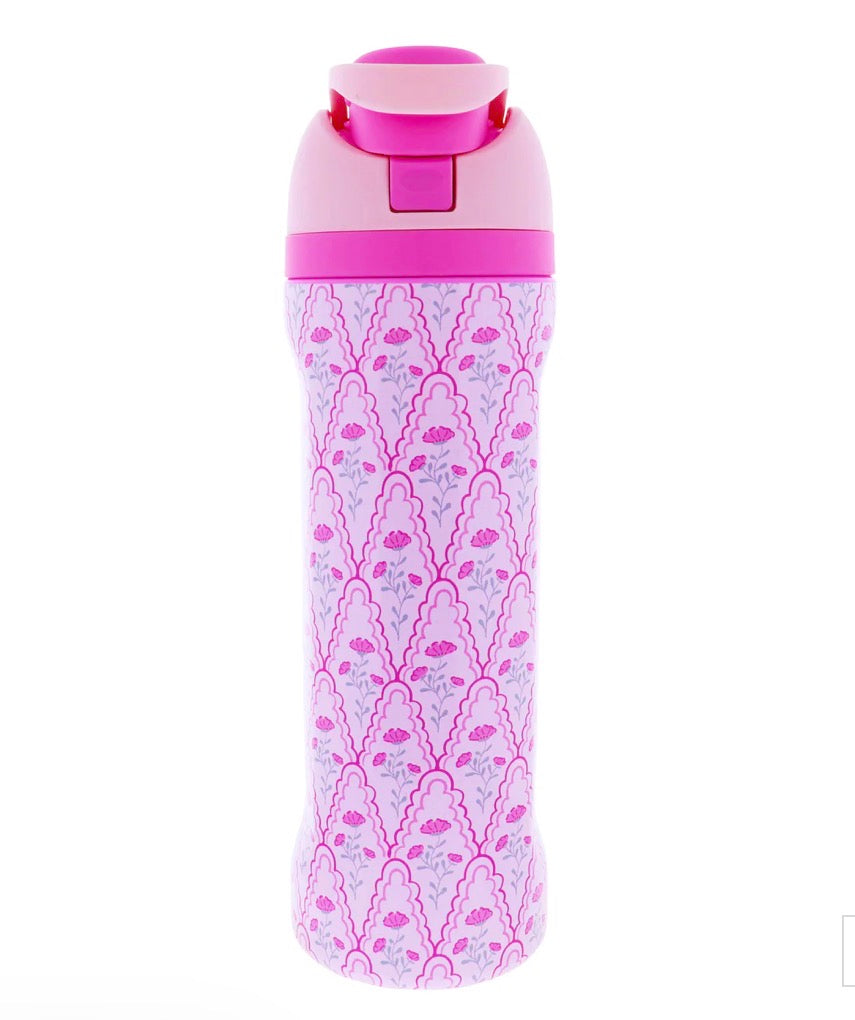 Rosy Lane 24oz Water Bottle with Straw Cap