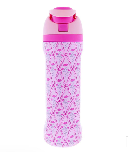 Rosy Lane 24oz Water Bottle with Straw Cap