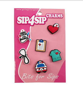 Sip 4 Sip Charms  Teacher & Nurse Charms