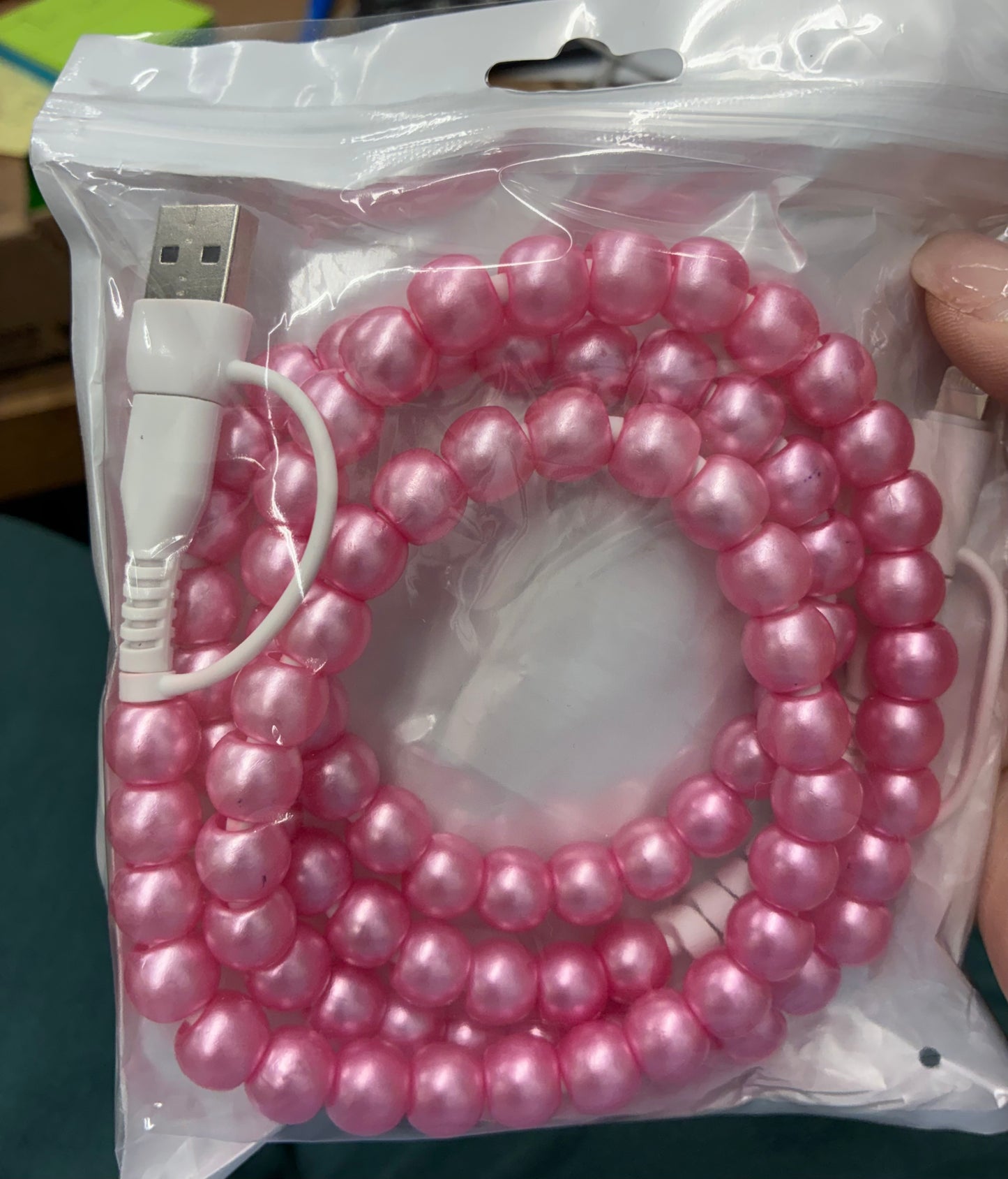 Pink Pearl 4-in-1 Cellphone Charger