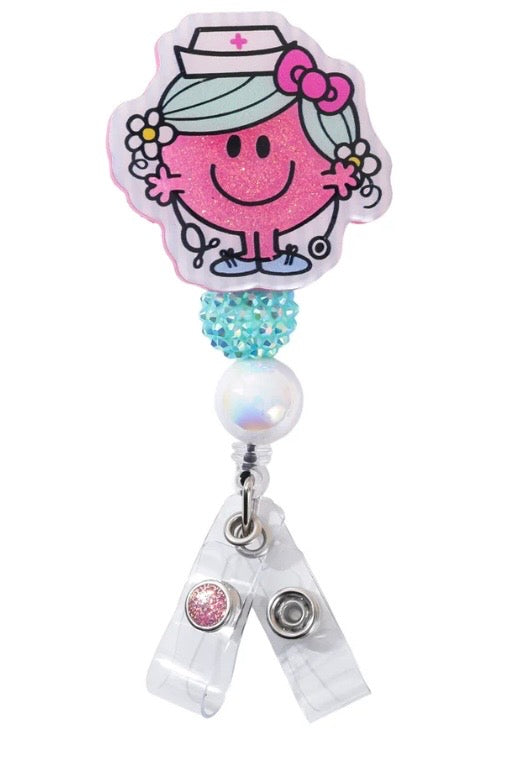 Glitterific Little Nurse - Badge Reel