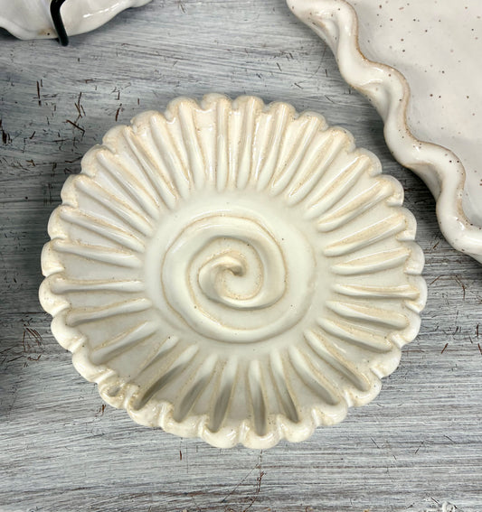 Southern Wildflower Trinket Tab Boren Pottery