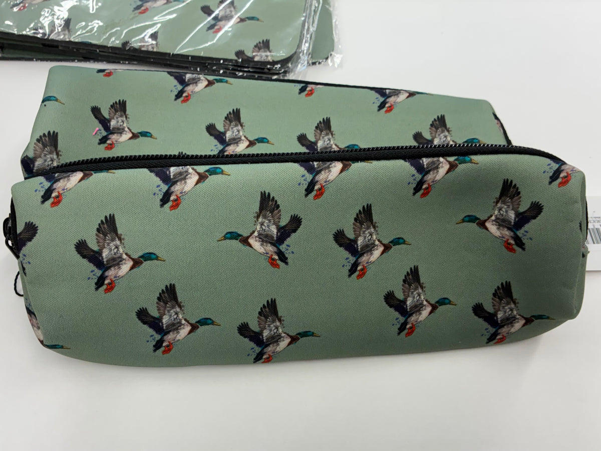 Green Mallard Duck Pencil Pouch