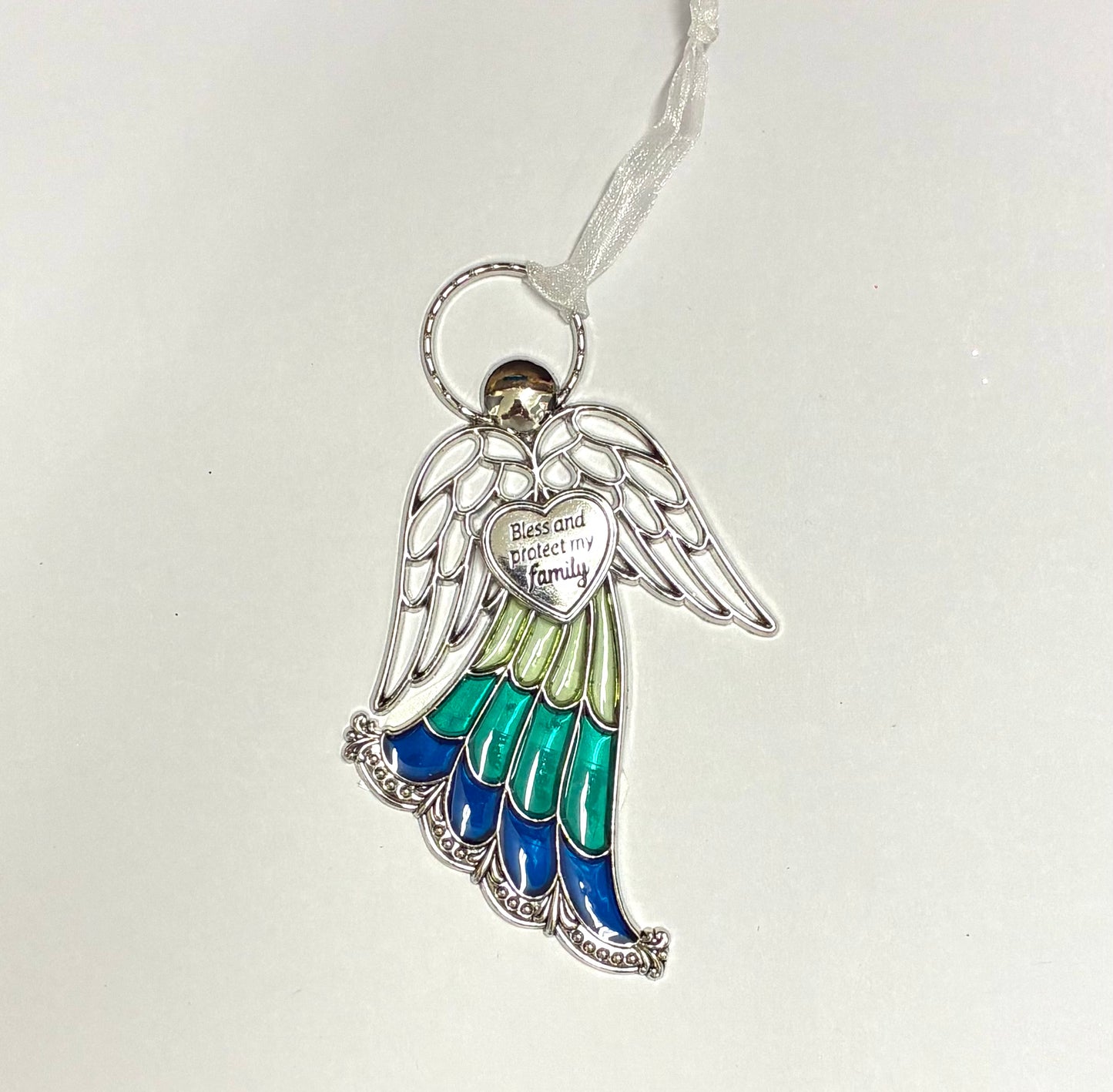 Ganz Stained Glass Miniature Angel Ornaments