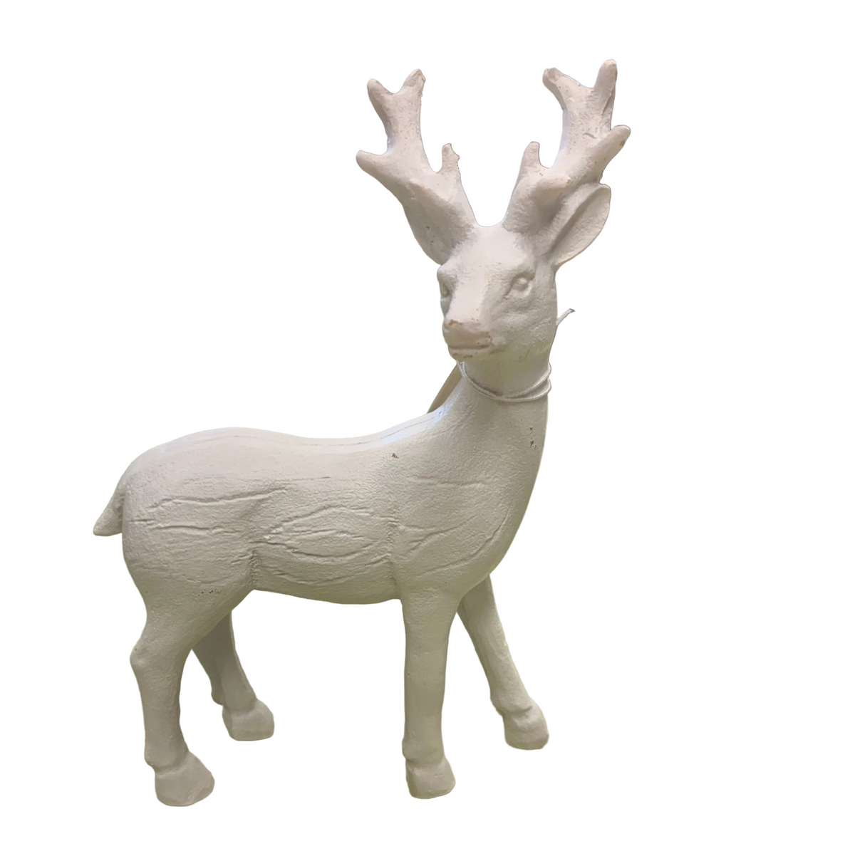 White Stag Deer / Standing and Sitting