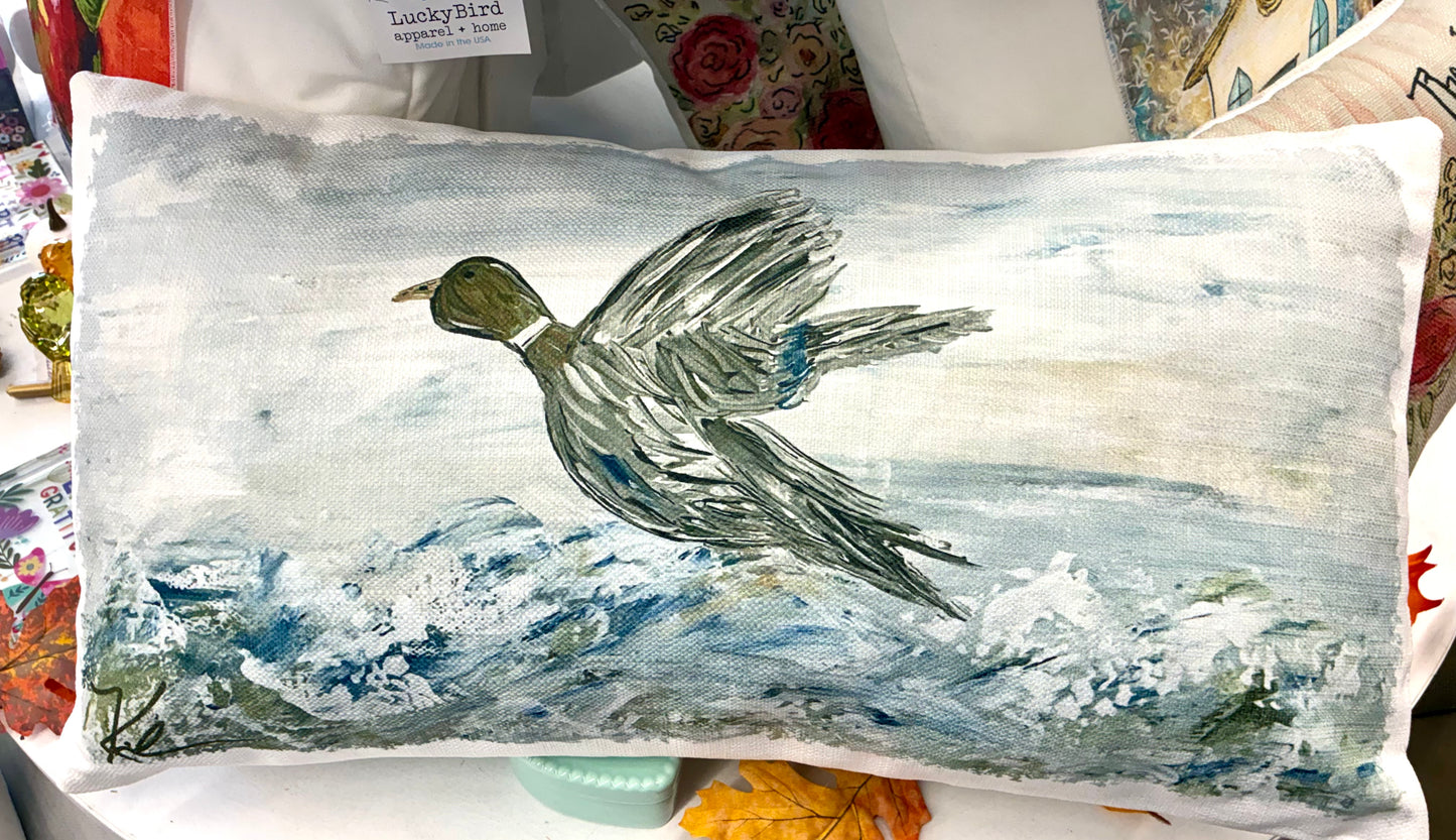 14x25 Flying Duck Lumbar Pillow