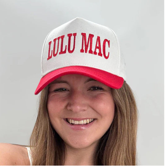 Lulu Mac Trucker Cap - Red