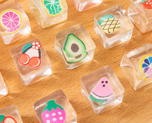 Mini Fruit Ice Cube Squishy