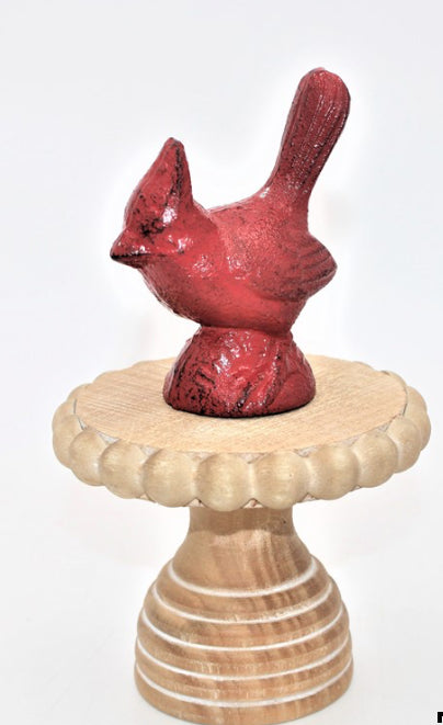 Cast Iron Red Cardinal 3x2x4”