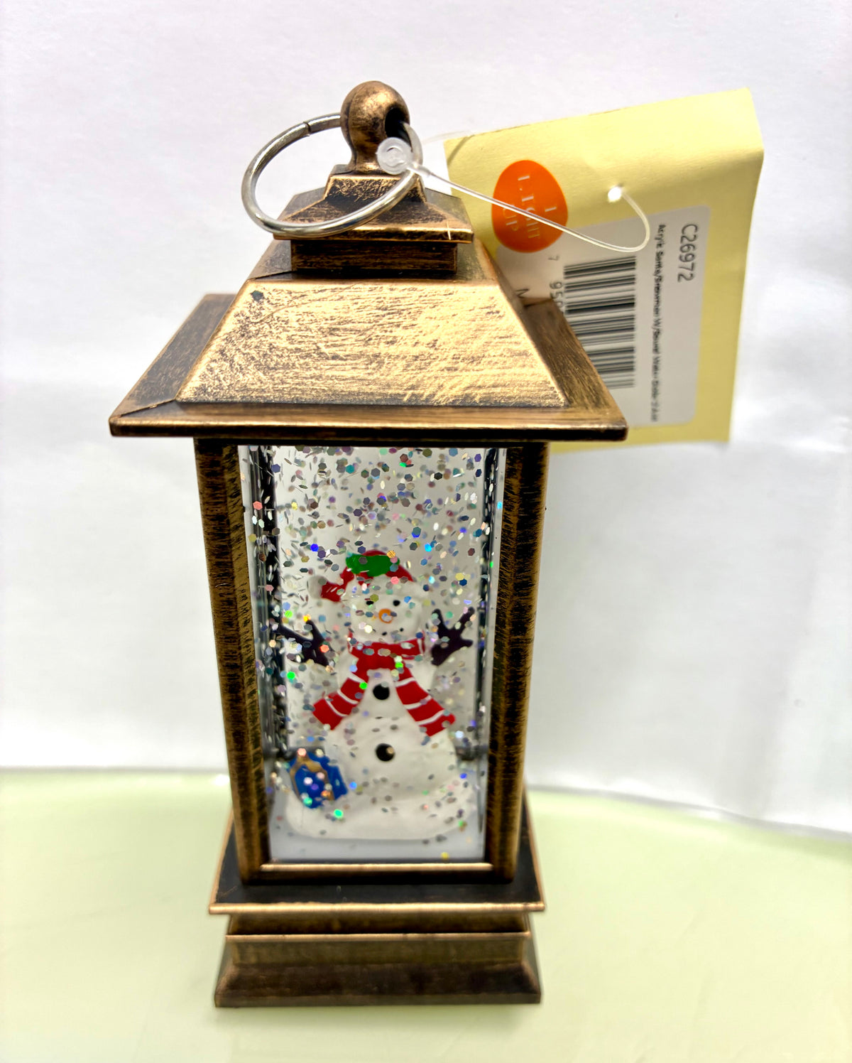 Light Up LED Santa or Snowman Snowglobe
