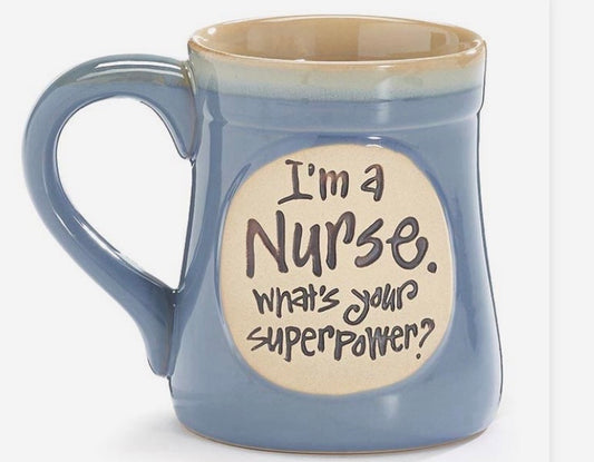 Nurse Superpower Porcelain Mug