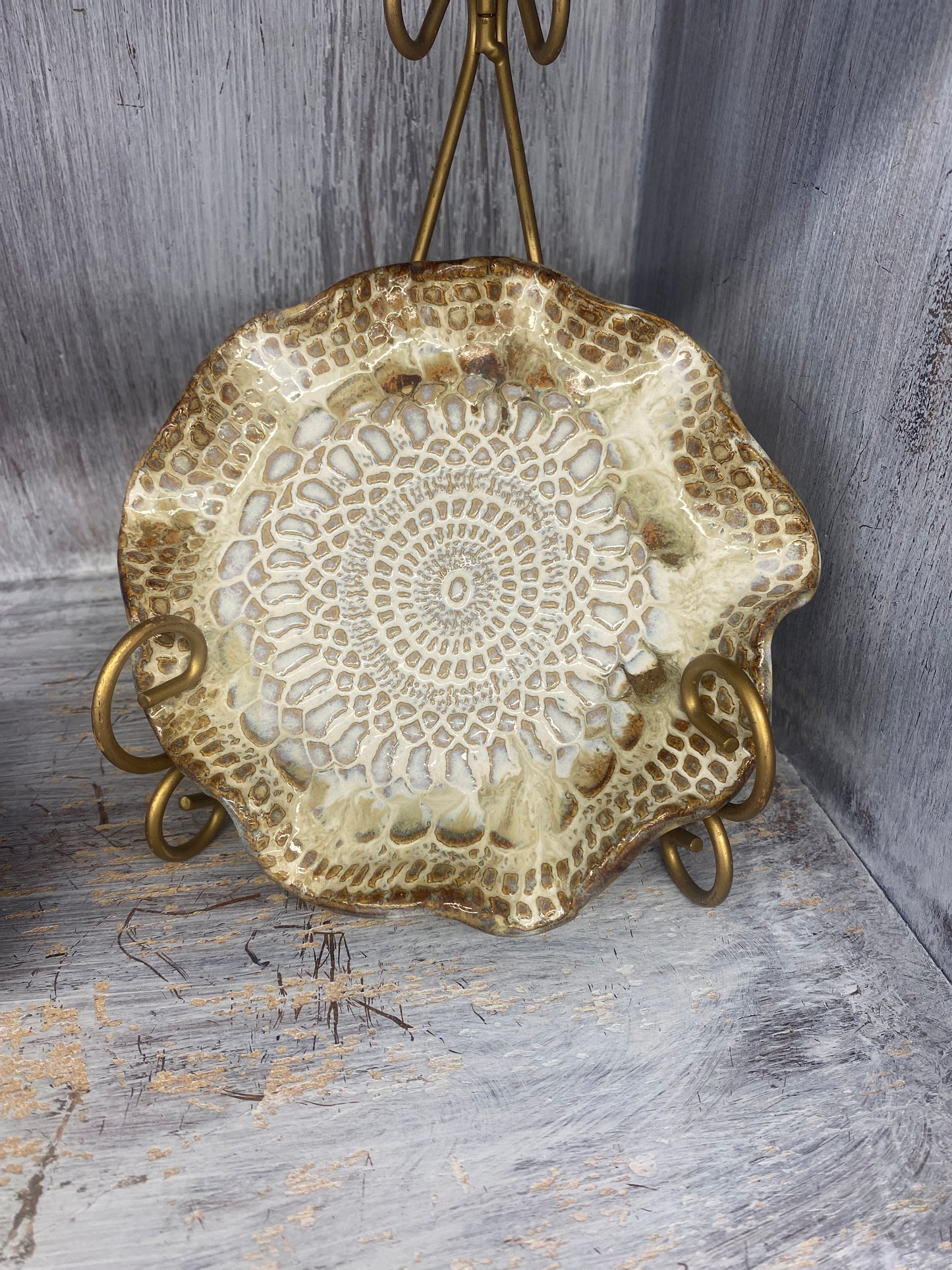 Tab Boren Small Ruffled Lace Dish